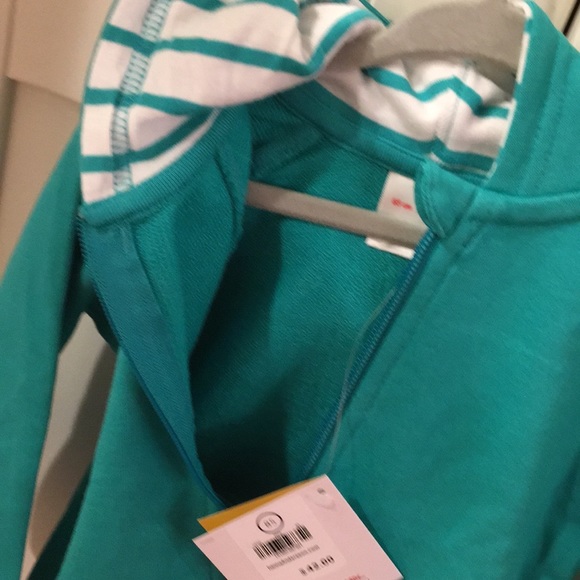 Hanna Andersson Bear Ears Hoodie Zip Up Sweatshirt - Picture 2 of 4